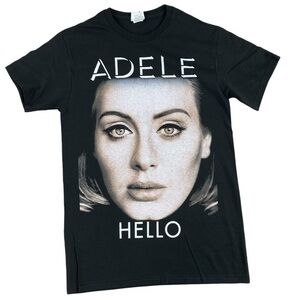 Adele Hello US Tour 2016 Black Concert Tee